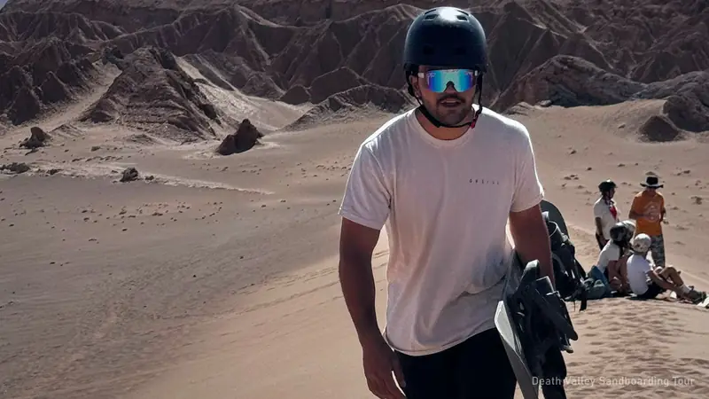 Sandboarding in Valle de la Muerte — photo from the booking listing, Atacama Desert, San Pedro de Atacama